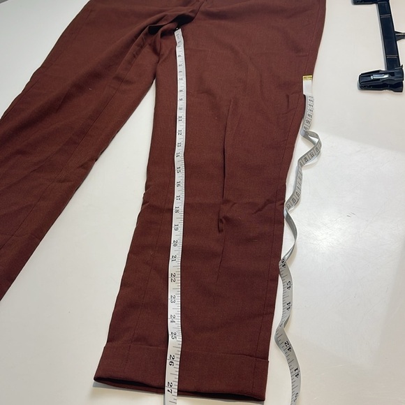 Frank and Oak Brown High Waisted Dress Pants Size 6 - Picture 8 of 8